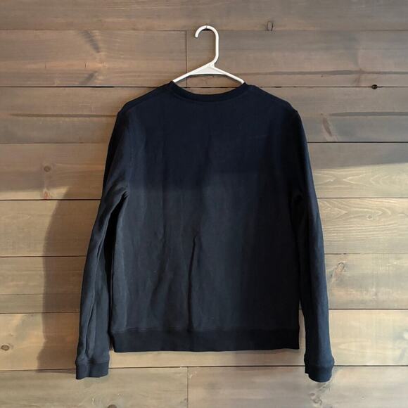 LE SLIP FRANCAIS | Mens Navy Blue Graphic Pullover Sweatshirt Size Medium - Picture 3 of 4